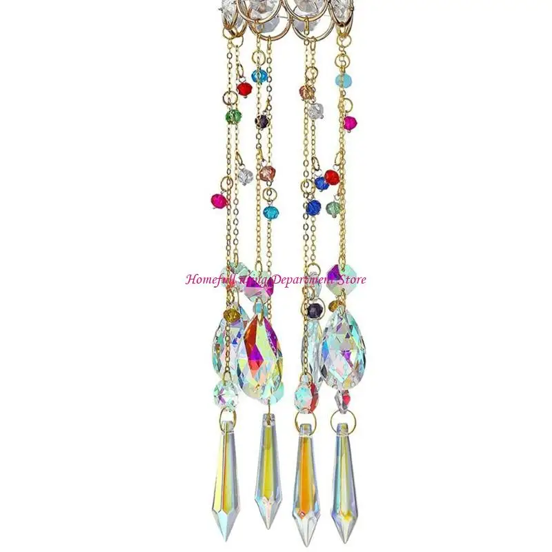  Decorative Sun Catcher with Crystals Sun Catcher Hanging for Indoor Window Balcony Display Home Decoration Display