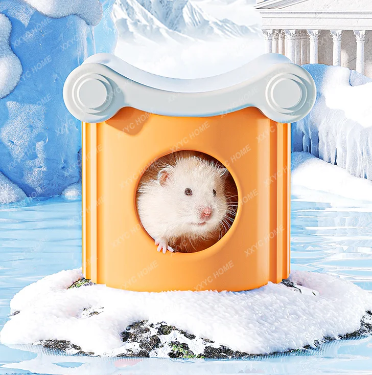 

Hamster Ceramic Nest Four Seasons Universal Nutcracker Ceramic Nest Summer Ice House Special Cooling Pad