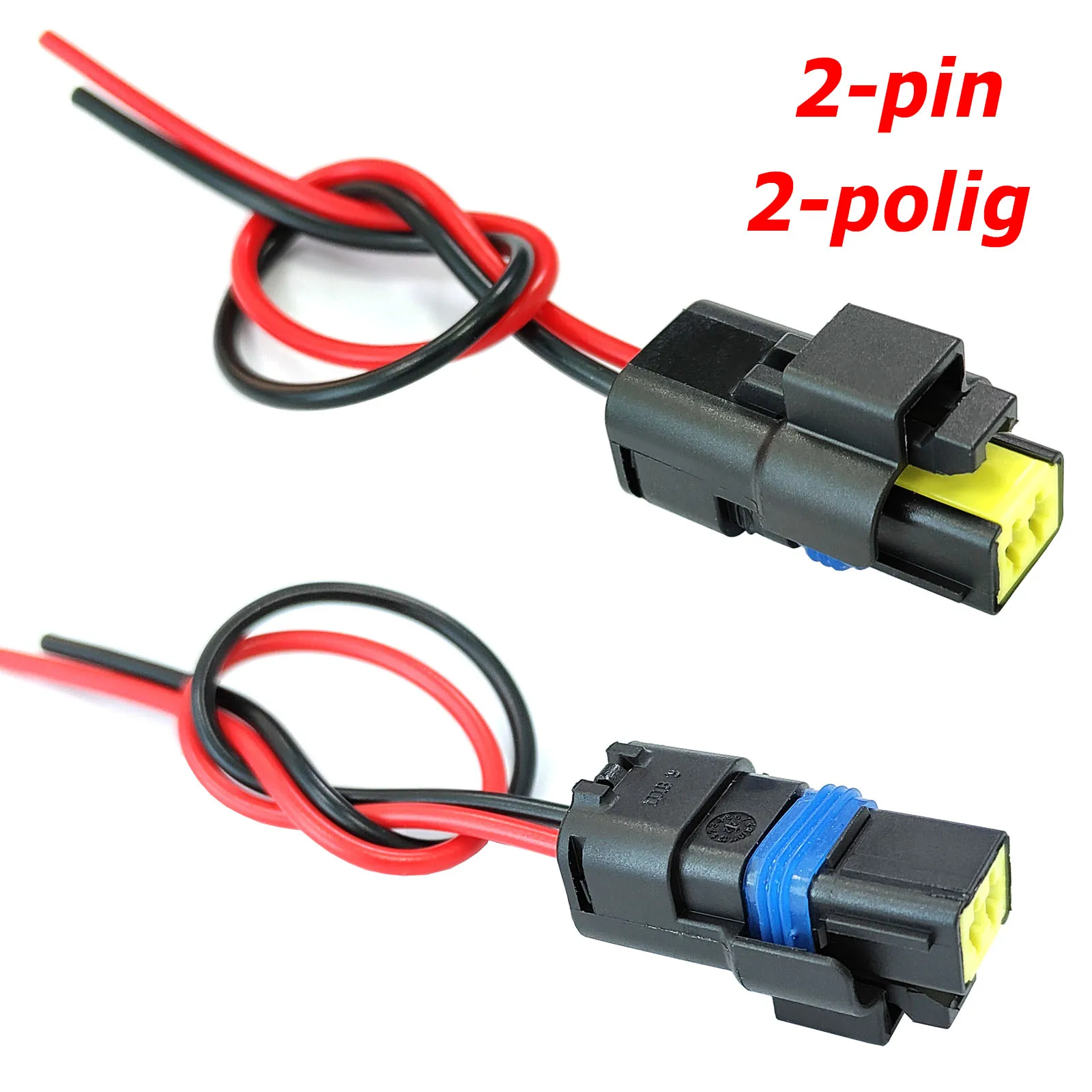 2x For Peugeot 206 207 208 307 308 407 508 CC SW 3008 4008 Expert Partner Engine Coolant Water Temperature Sensor Connector Plug - view 5