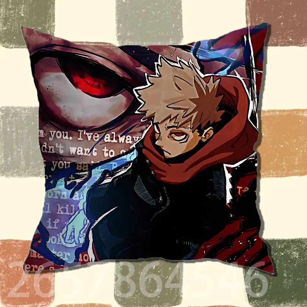Cool Sunshine Boy Y-Yuji ItadoriS Pillow Case For Room Sofa Cushion Cover Suitable For Home Bedroom Decoration And Protector