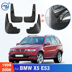 For BMW X5 E53๏ผWith Pedal๏ผ1999 2000 2001 2002 2003 2004 2005 2006 Fender Mudflaps Splash Guards Mudguards Mud Flaps