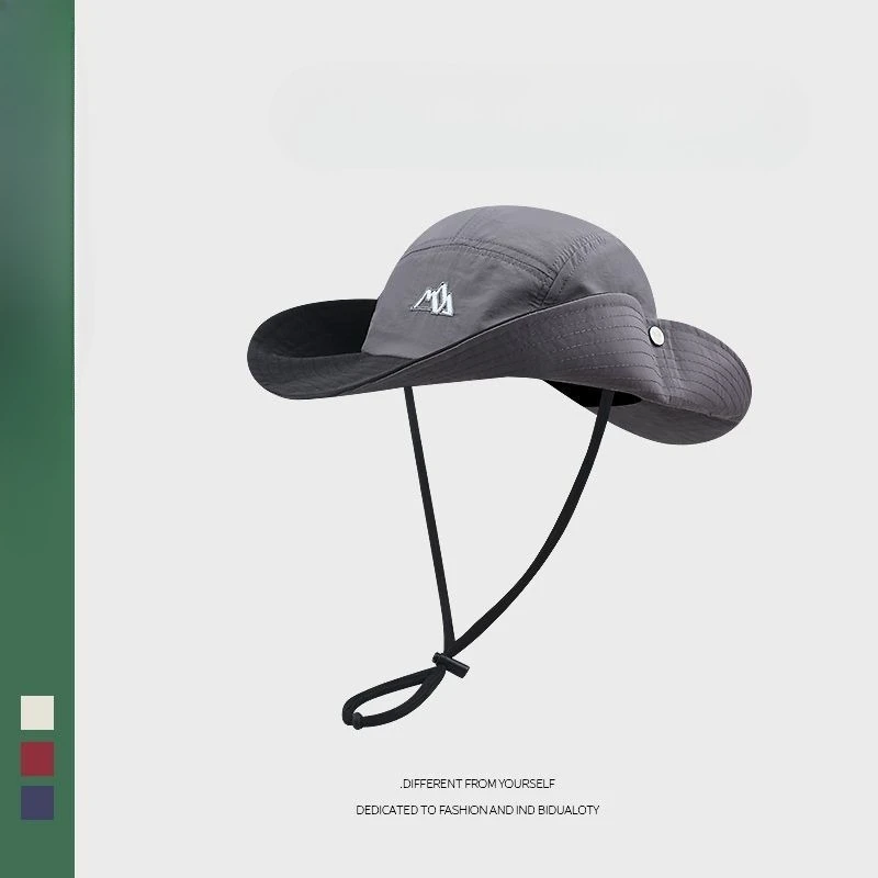 قبعة دلو أمريكية عصرية متباينة الألوان لعام 2025 - للجنسين، سريعة الجفاف ومسامية لتسلق الجبال والحماية من الشمس