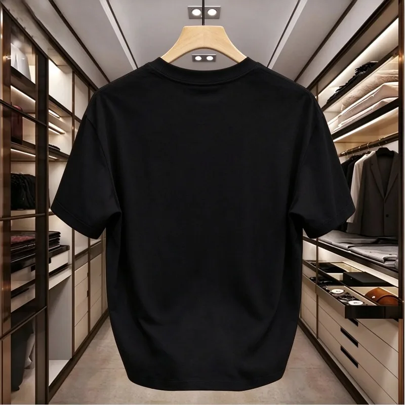 Don't Worry I've Got Your Back T Shirt Men Funny Stickman Graphic Print Soft Modal Crewneck Tee Fashion Streetwear Top Casual
