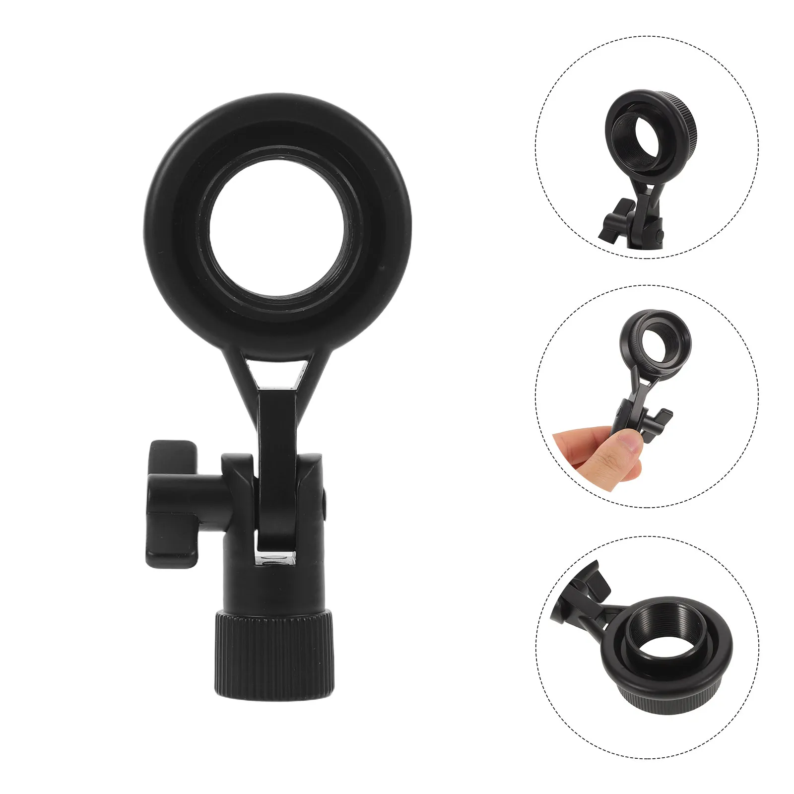 

Studio Grade Microphone Shock Mount 22Mm Threaded Absorber Clamp for Condenser Mic Podcasting Live Broadcast Anti