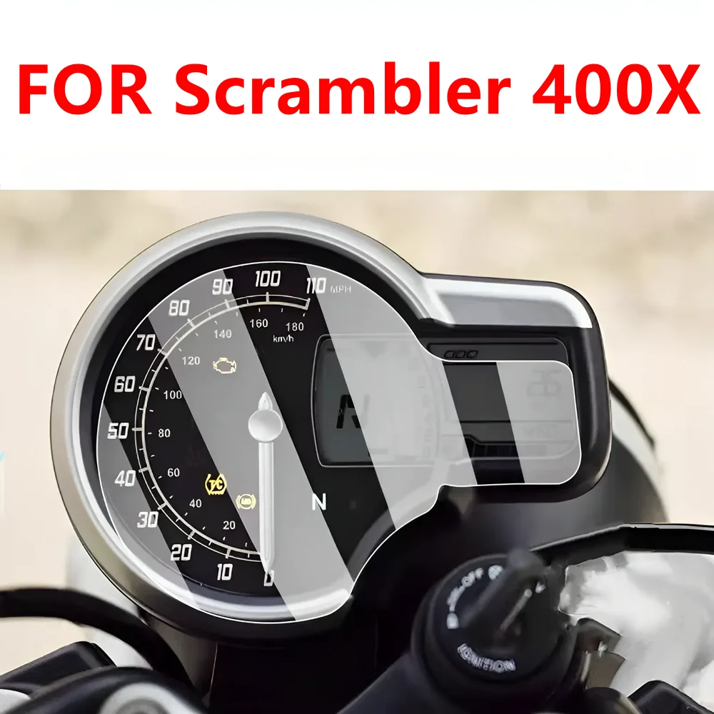 Motorcycle Instrument Speedometer Cluster Scratch Protection FilmTriumphTRIUM Scrambler 400X 2024-2025