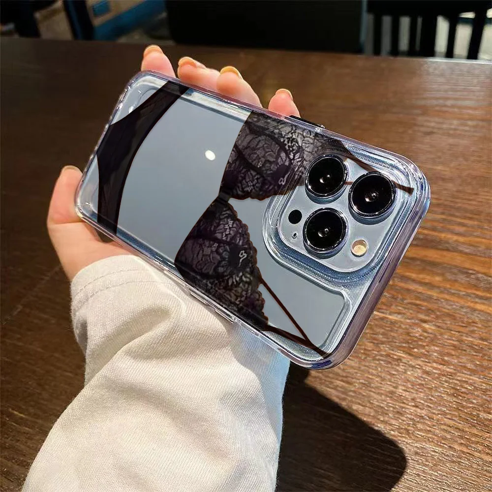 Funda de teléfono transparente para iPhone 17 16 Pro Max 13 11 15 14 Plus 12 17 Air 16E 17Promax Funda de silicona suave a prueba de golpes