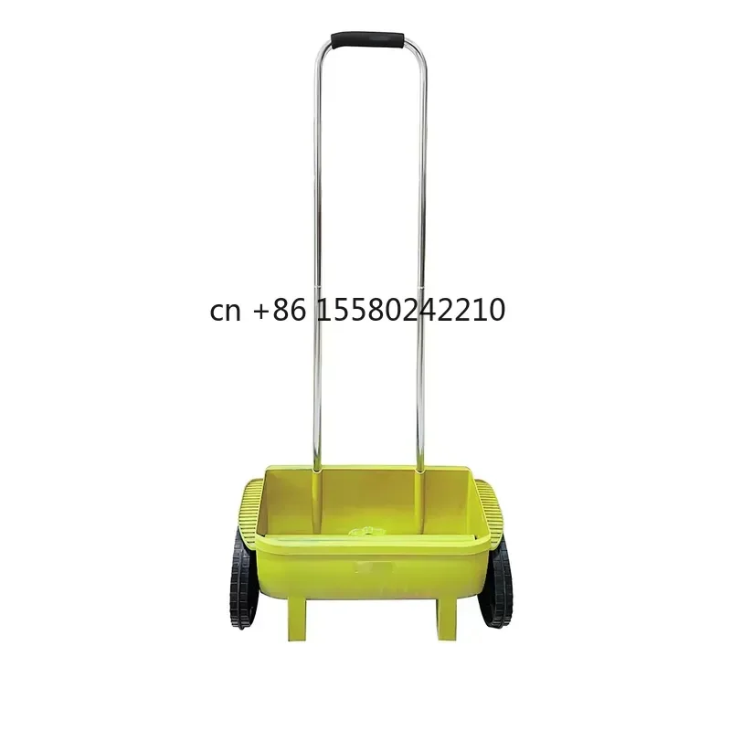 2026 hot for Manual DMT Plastic Coated 12L Garden Lawn Fertilization Seeder Hand Held Seed Spreader