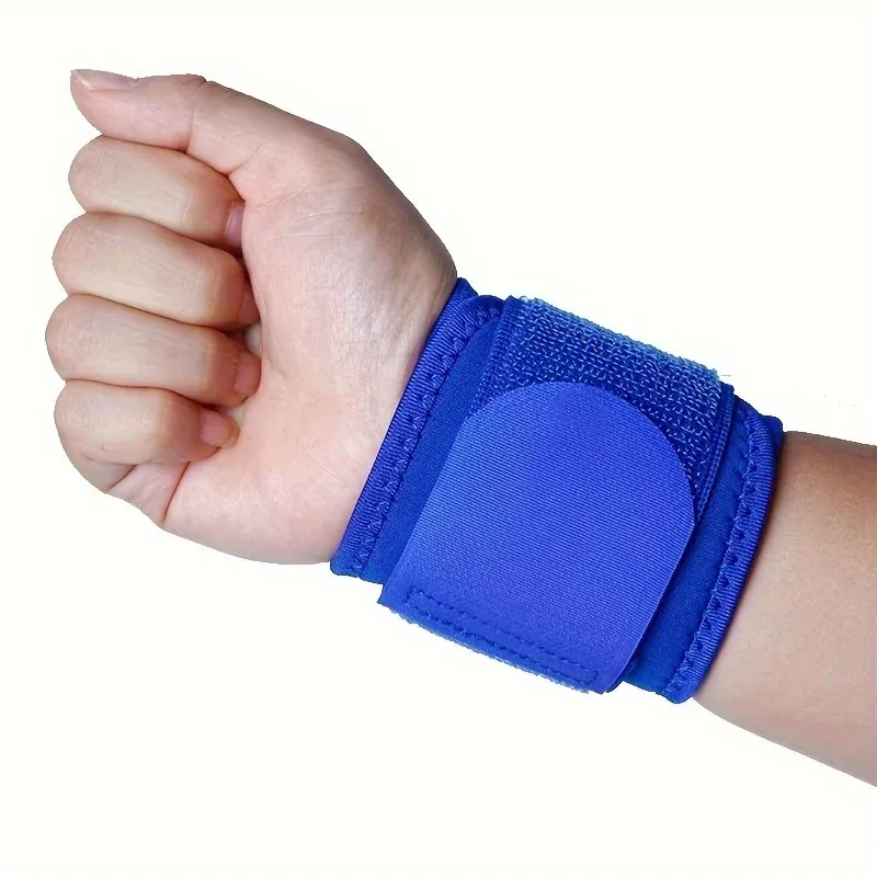 Single piece sports wrist guard, polyester fiber men's and women's protective equipment, thin bandage, wrist guard