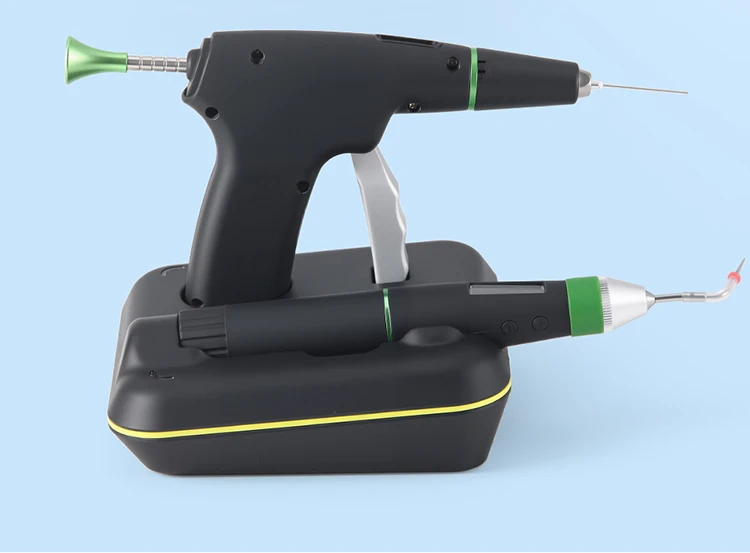 Dentales Endodontisches Guttapercha-Obturationssystem mit 4 Heiztemperatur-Stiftspitzen, kabellosem Zahnarztgriff und 3D-Füllwerkzeug – Detail 8