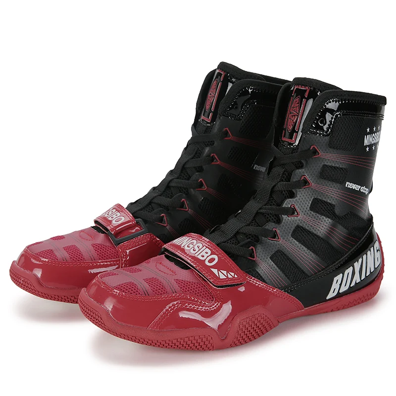 Boxing Shoes Breathable Mesh for Kickboxing Wrestling Combat Sports Weightlifting Shoes Squatting Shoes 36-47