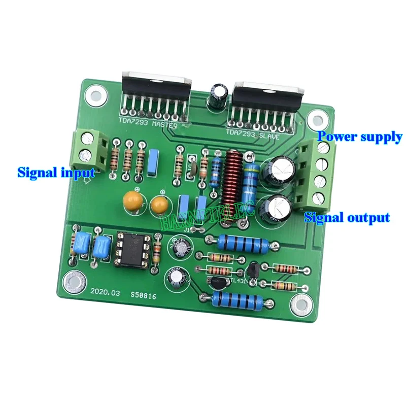 Assembled TDA7293 Mono Audio Power Amplifier Board 90W Base on LINN LK140 Circuit