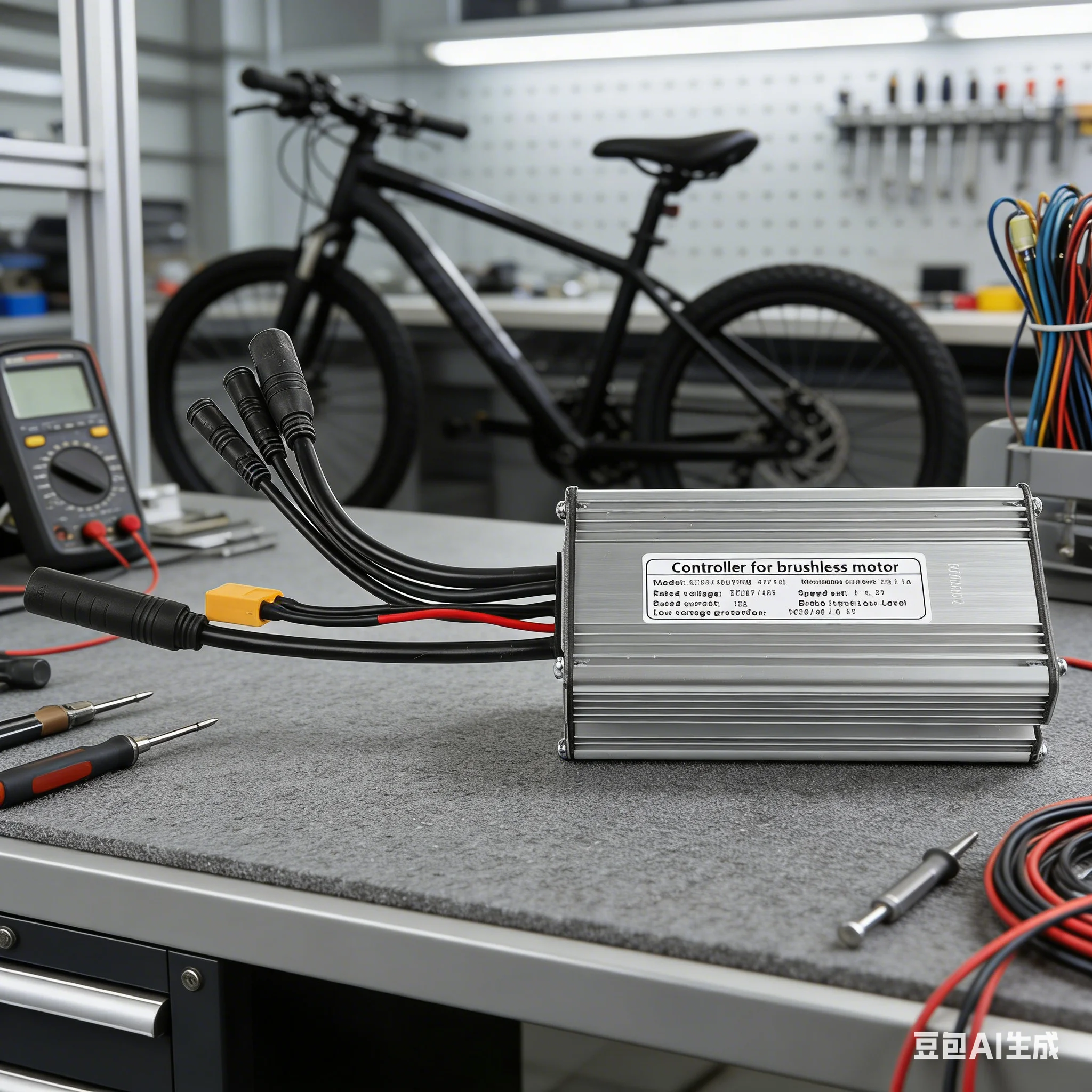 

36V/48V 25A Electric Bicycle Brushless Controller For KT 750W Waterproof Connector Sine Wave Controller With 1T5 Cable