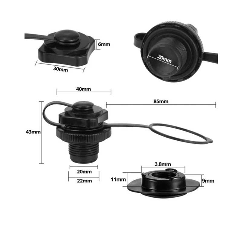 1pc Air Cap Screw Valve Inflatable Swimming Pool Plastic Durable For Lay-Z-Spa Bestway Vegas Premium Miami Gardening Accessories