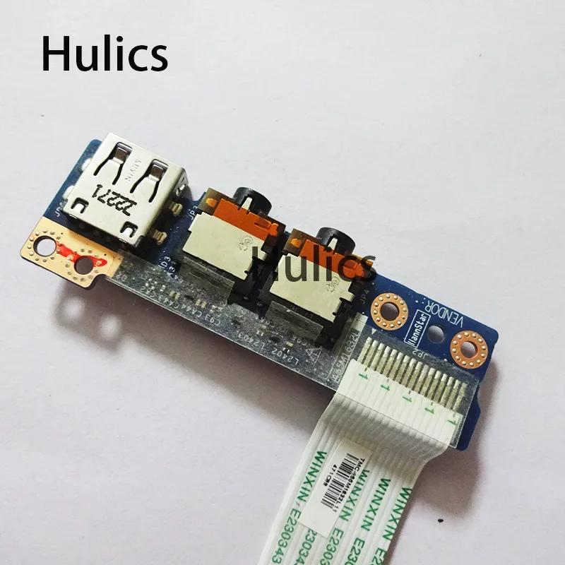 Hulics Used For HP ENVY4 ENVY6 USB Audio Board   Sound Card Jack  LS-8661P