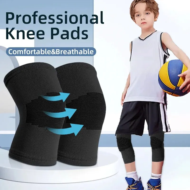 2PCS Knee Pads For Joint Sport Knee Pad Support Volleyball Dancing Sports Kneelets Kids Compression Kneepad Gym Kneers Brace