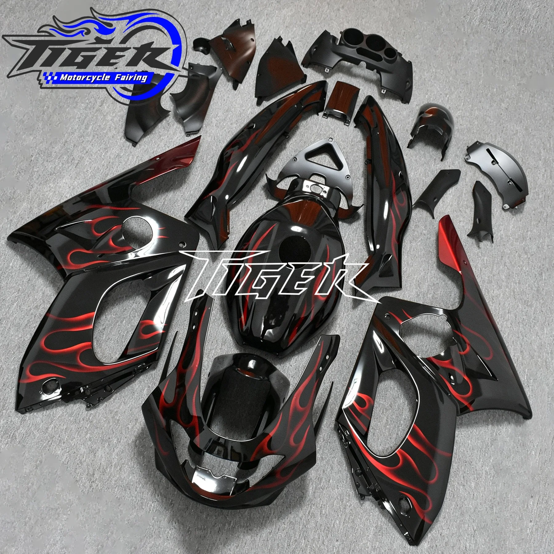 For YAMAHA YZF 600R 1997-2007 YZF600R 97 98 99 00 01 02 03 04 05 06 07 Carbon Fiber Paint Motorcycle Full Fairing Kits
