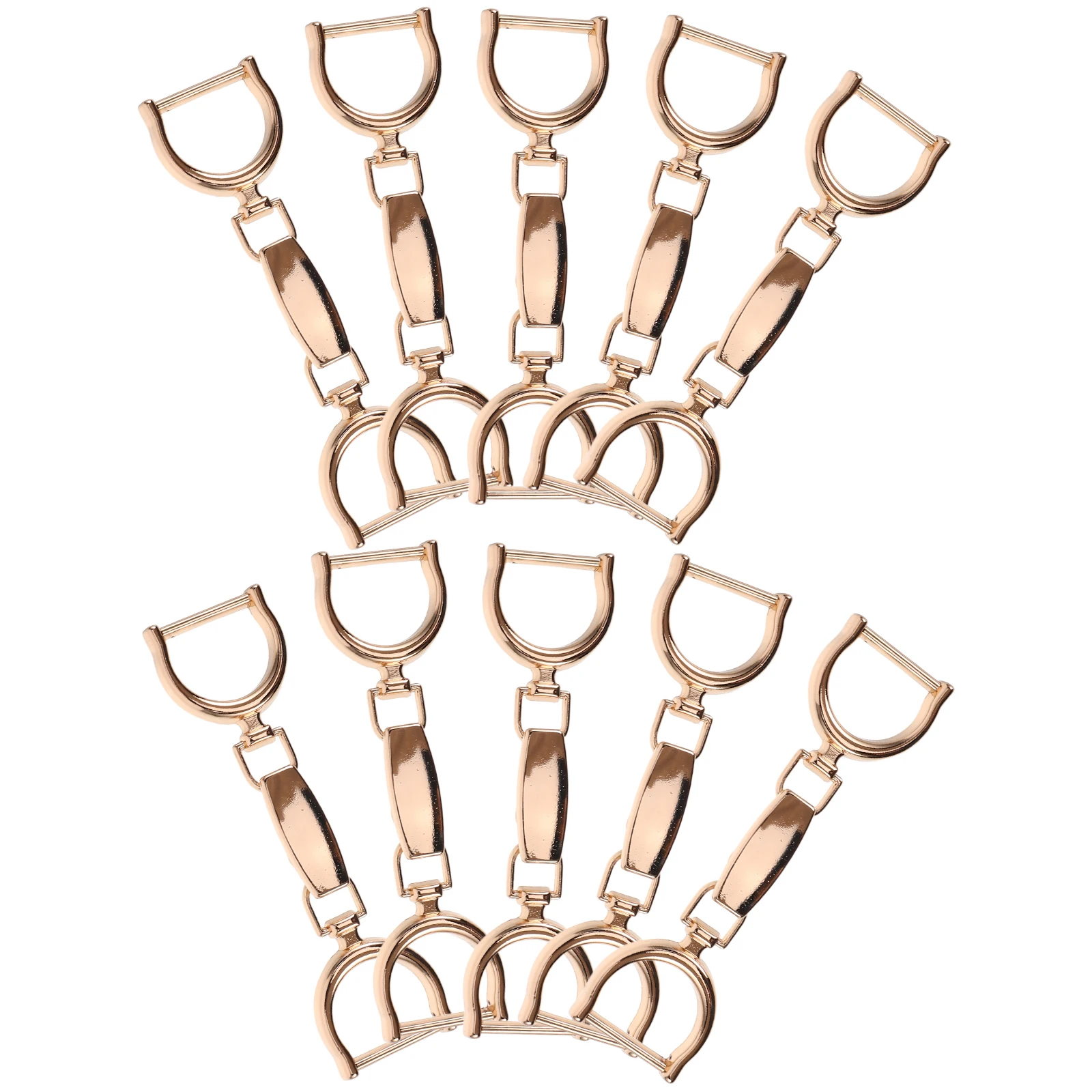 

10pcs Belt Swivel Clasp Hooks Alloy Detachable Snap Hook Swivel Clasp Bag Trigger Snap Hooks Hardware Metal Accessories
