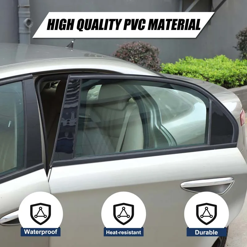 PC Car Window BC Pillar Post Vinyl Stickers Window Column Stickers Trim Accessories For Alfa Romeo 159 2004-2011