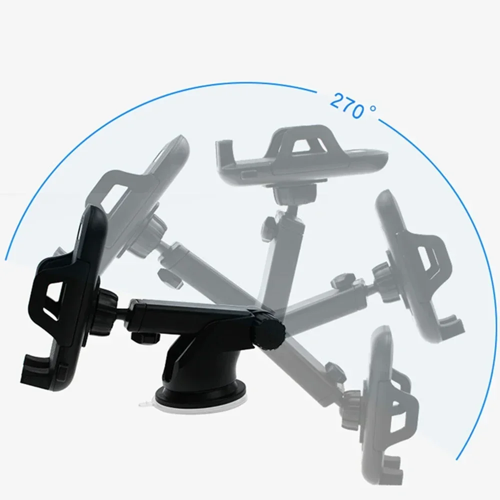 Phone Holder for Car Truck Drivers Universal Upgraded Handsfree Stand Dash Windshield Air Vent Mobile Phone Mount Stand image 3