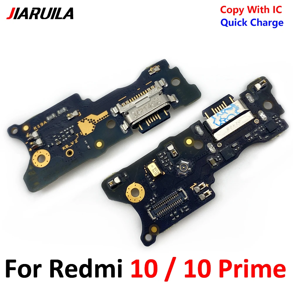 USB Charging Port Microphone Dock Connector Board Cable Repair Parts For Xiaomi Poco M3 Pro Redmi 10C Note 11 10 5G Pro 10S 11E