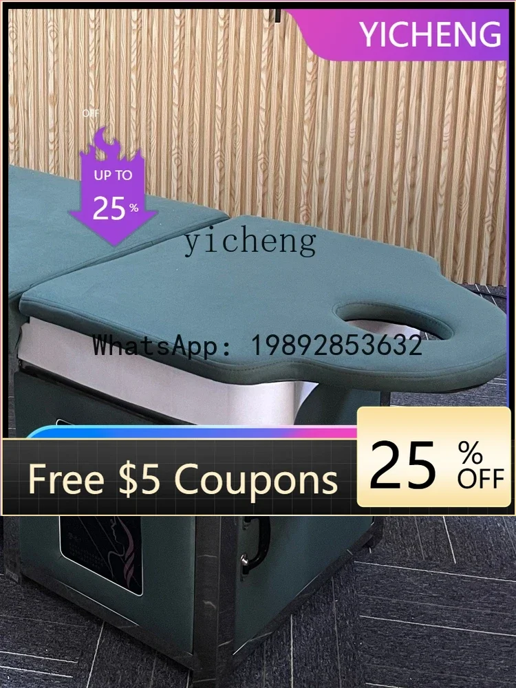 D28 YZ Shampoo Chair Massage Beauty Head Treatment  Shop Ceramic Basin Water Circulation Fumigation Integrated Bed