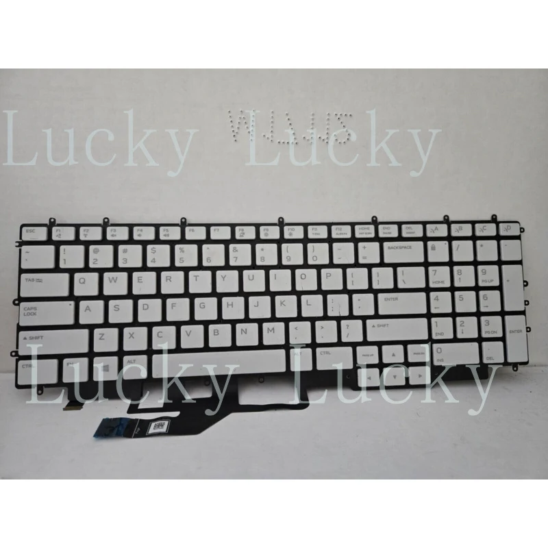 f Genuine for Dell Alienware M17 R3 R4 US Backlit Keyboard P/N W0TXK