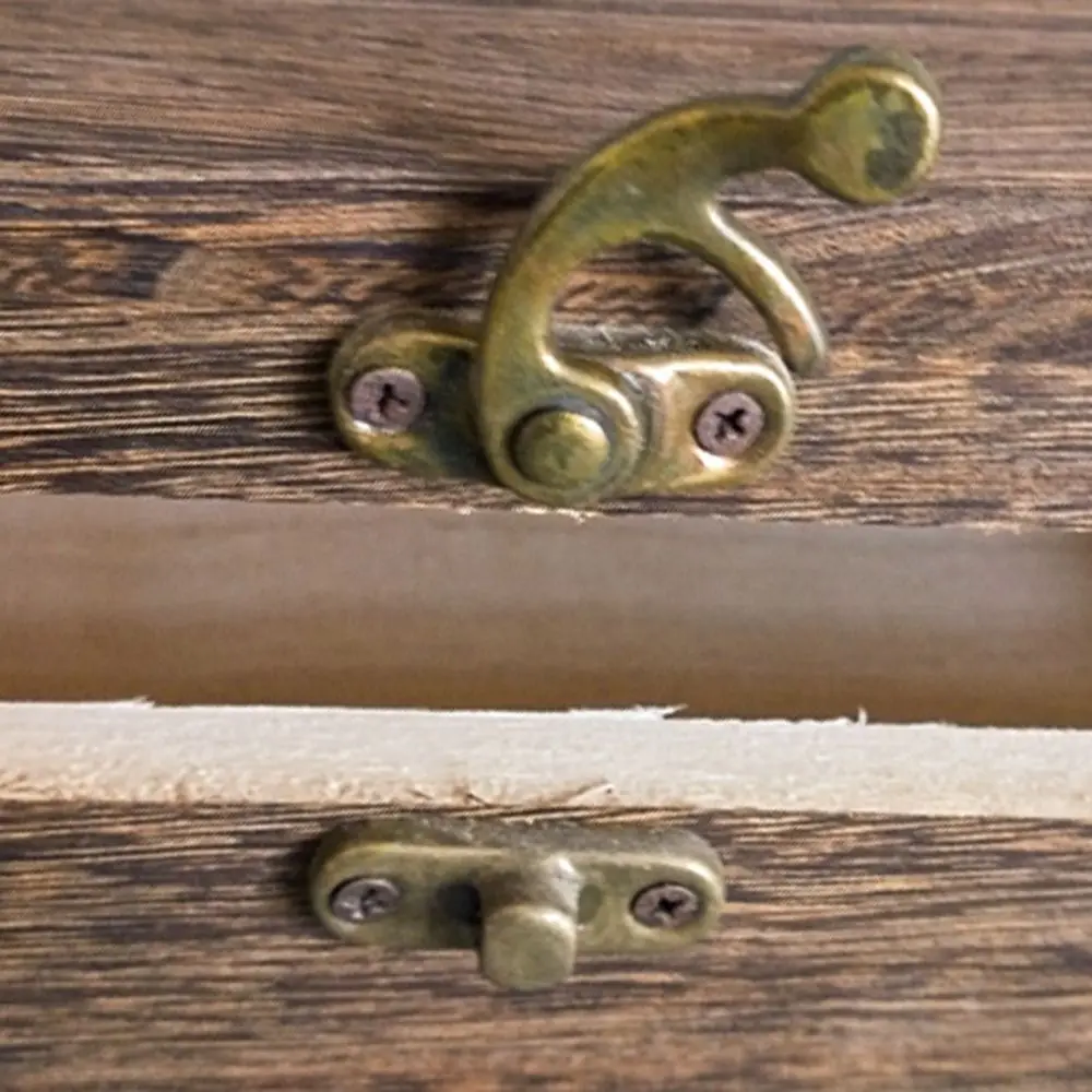 

Wood Retro Lockable Storage Box Dust-Proof Drawer/Flip Type Treasure Chest Exquisite with Lid Jewelry Case Home Office