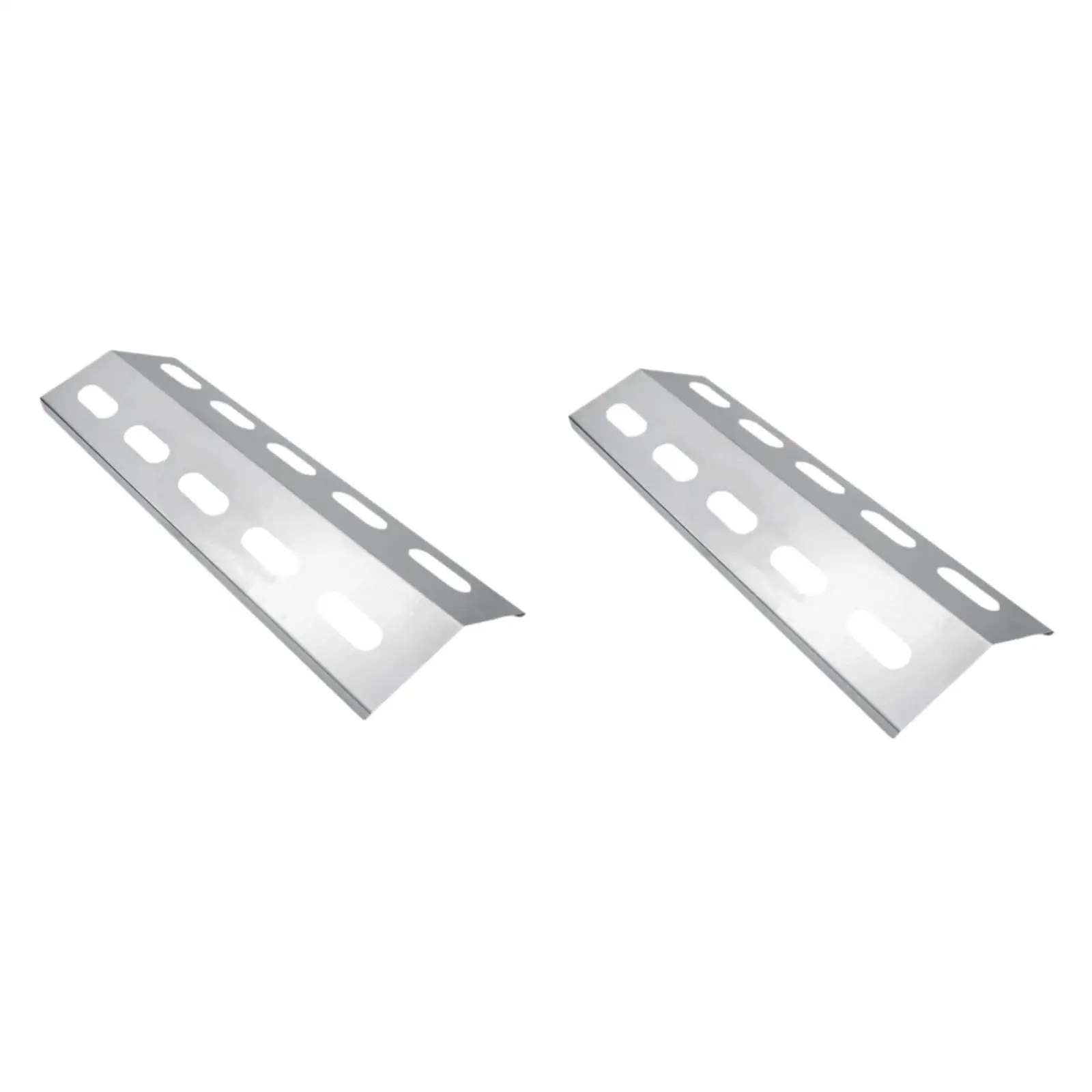2Pcs Grill Heat Plate Shield Barbecue Heats Plate Easy to Install Convenient Fire Divider Heat Tent for Garden Camping Picnic