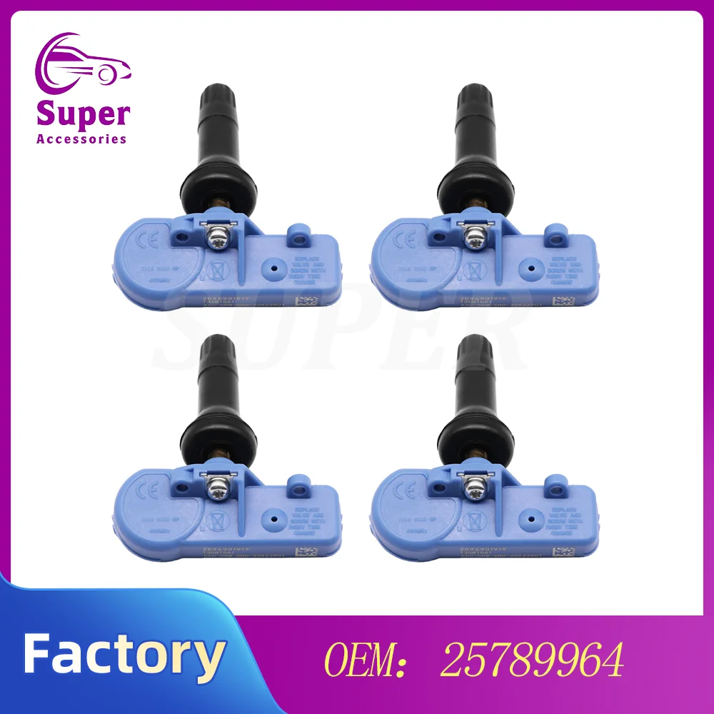 

1/4PCS TPMS WIRELESS FOR 2009-2019 CHEVROLET SPARK (M300) 433MHz TPMS TIRE PRESSURE MONITOR SENSOR 20922901 13581561 25789964
