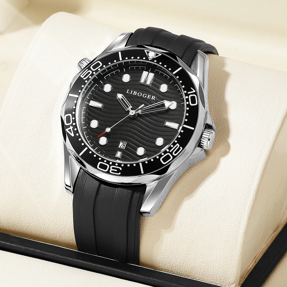 Nuevo reloj de cuarzo de acero de alta calidad para hombre, bonito y lujoso, a la moda, hip-hop