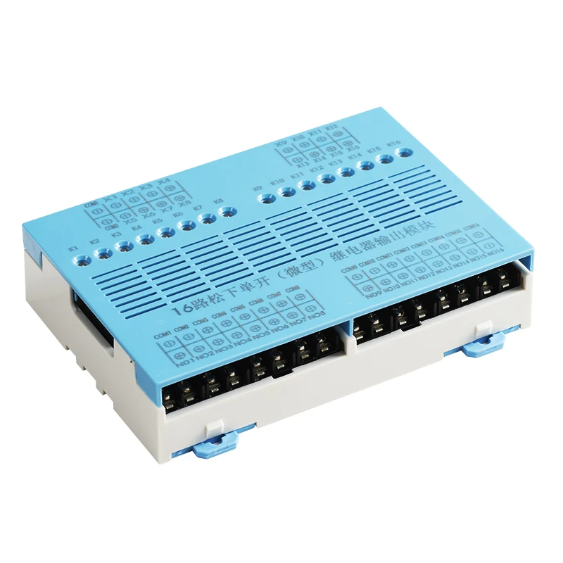 

Huaqingjun 16-Channel Songxia Single Open Relay Module APAN3124 Electromagnetic 5A Relays for PLC