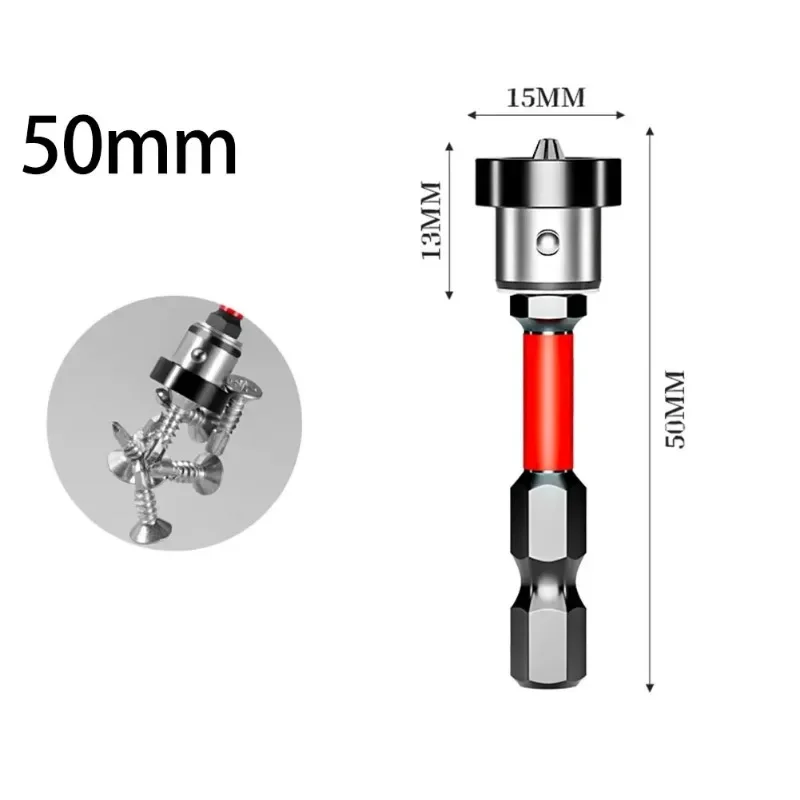 E9 Positioning Screwdriver Bits Drywall Screw Bits 50mm Gypsum Board Plasterboard Screws Locating Batch Head Drilling Hand Tools