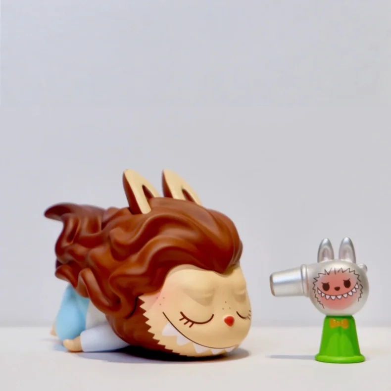 Original POPMART Labubu Retro Friseursalon Blind Box Actionfigur Sammlerstück Schreibtischdekoration Auto-Ornament Geburtstagsüberraschungsgeschenk – Detail 11