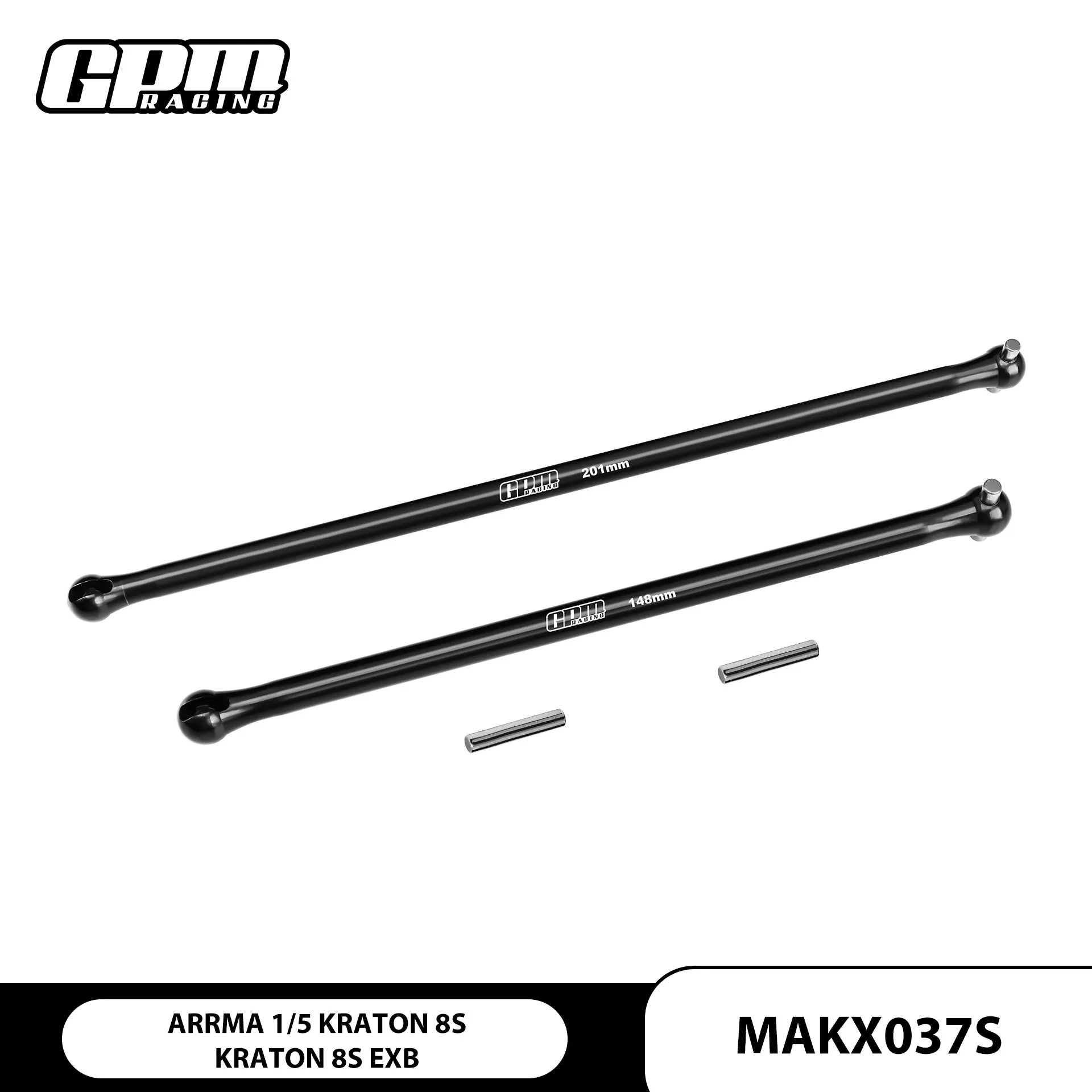 

ARRMA 1/5 Datun 8S RTR/EXB medium carbon alloy steel middle drive dog bone