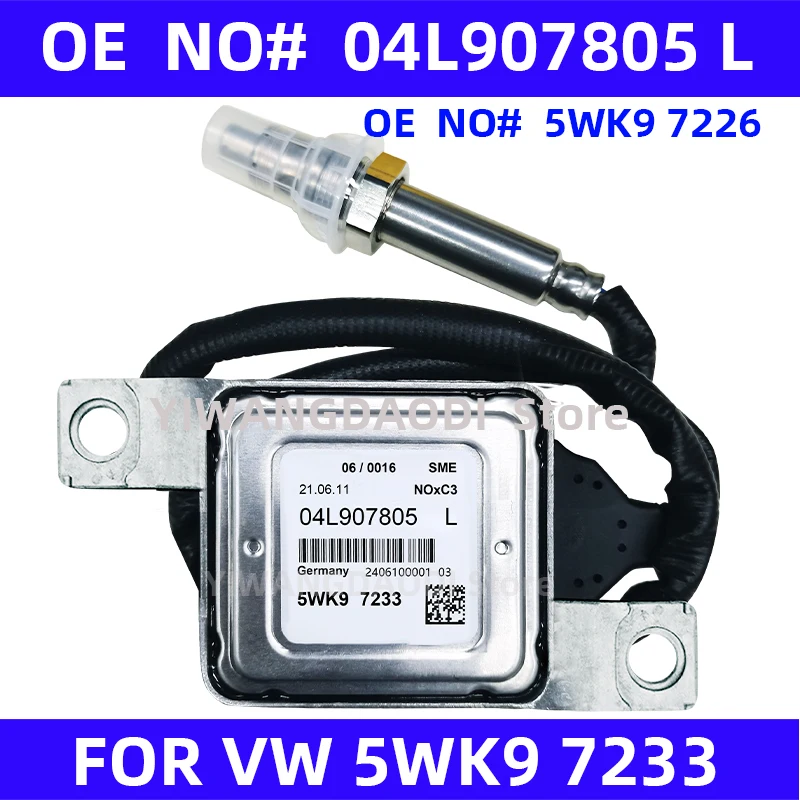 5WK97233 04L907805L 04L907805 New Original Nitrogen Oxygen Sensor NOX Sensor For Audi Q3 8U VW Tiguan Seat Alhambra 2.0 TDI