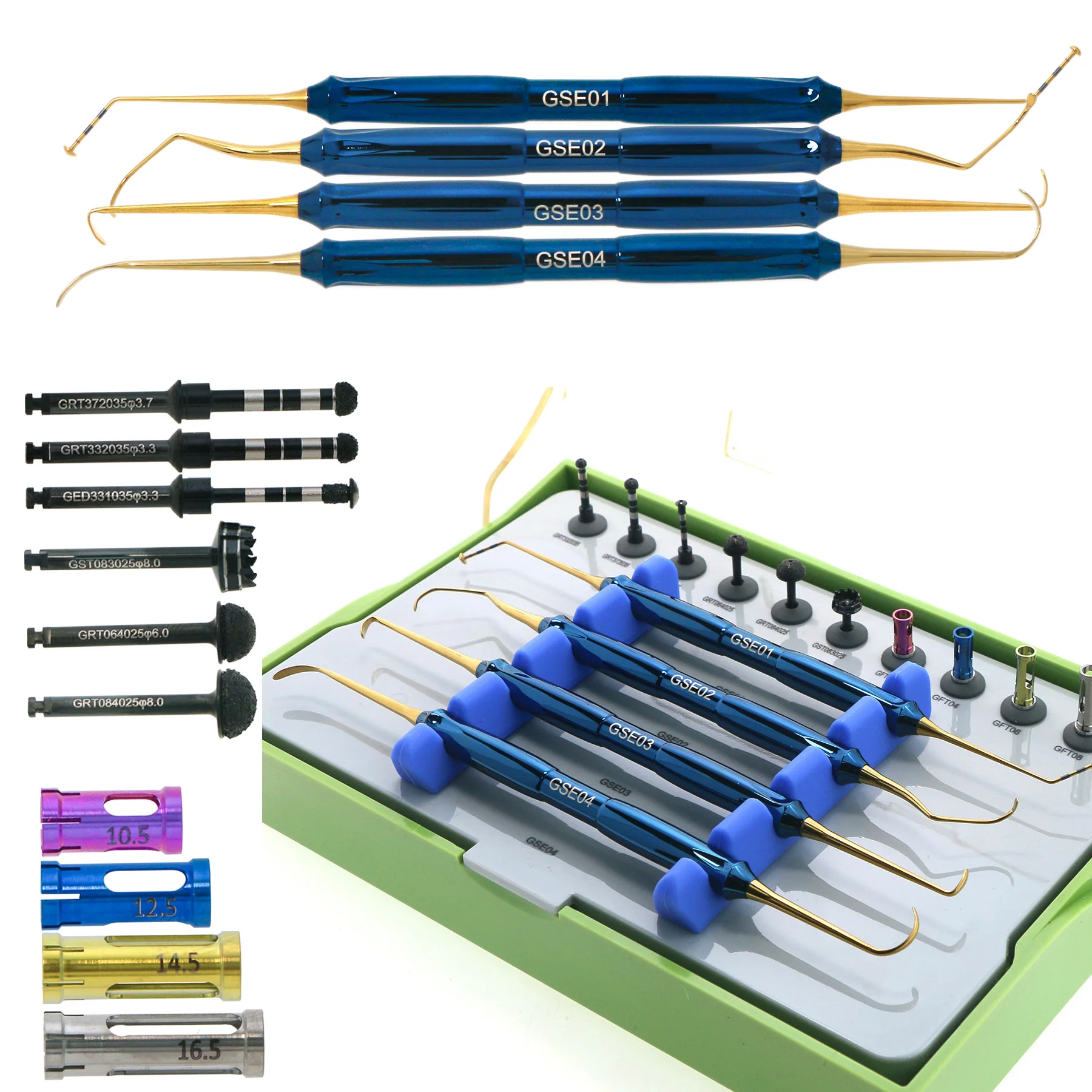 DASK DENTAL Advanced implant Sinus Lift Instrument Sinus Lift Drills Stoppers Elevation Instrument kit/parts