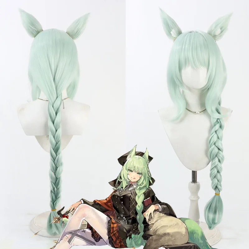 Juego Arknights Harmonie Lexi Fontaine Cos peluca Cosplay Halloween carnaval fiesta Prop pelo sintético fibra resistente al calor + gorro de peluca