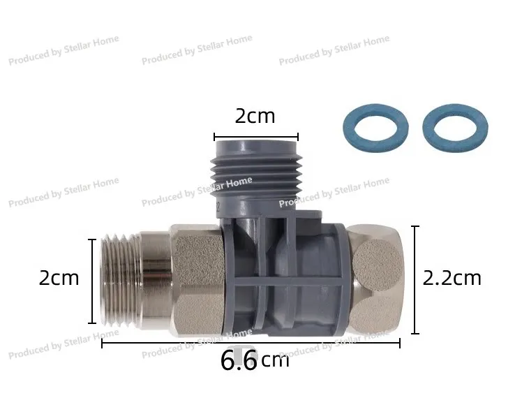 For Toto Original Tcf6431cs 6432 6631cs Diverter Fitting Installation Connection Tee Joint
