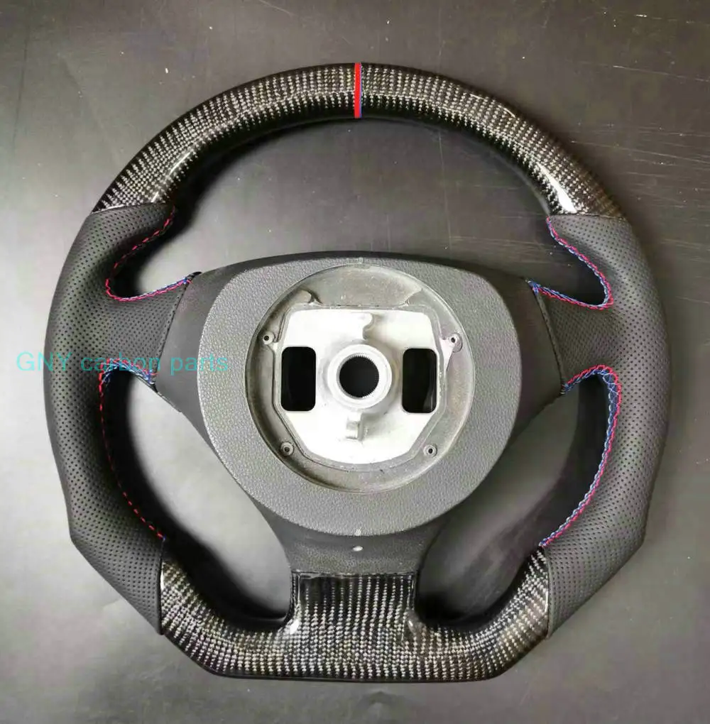 100% Real Carbon Fiber Car Steering Wheel For BMW E60 E61 E62 E63 E64 520 525 530