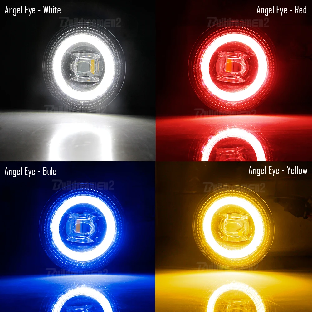 2IN1 Function Car LED Fog Light + Angel Eye Daytime Running Lamp 30W 8000LM For Ford Escape Hybrid 2007 2008 2009 2010 view 3
