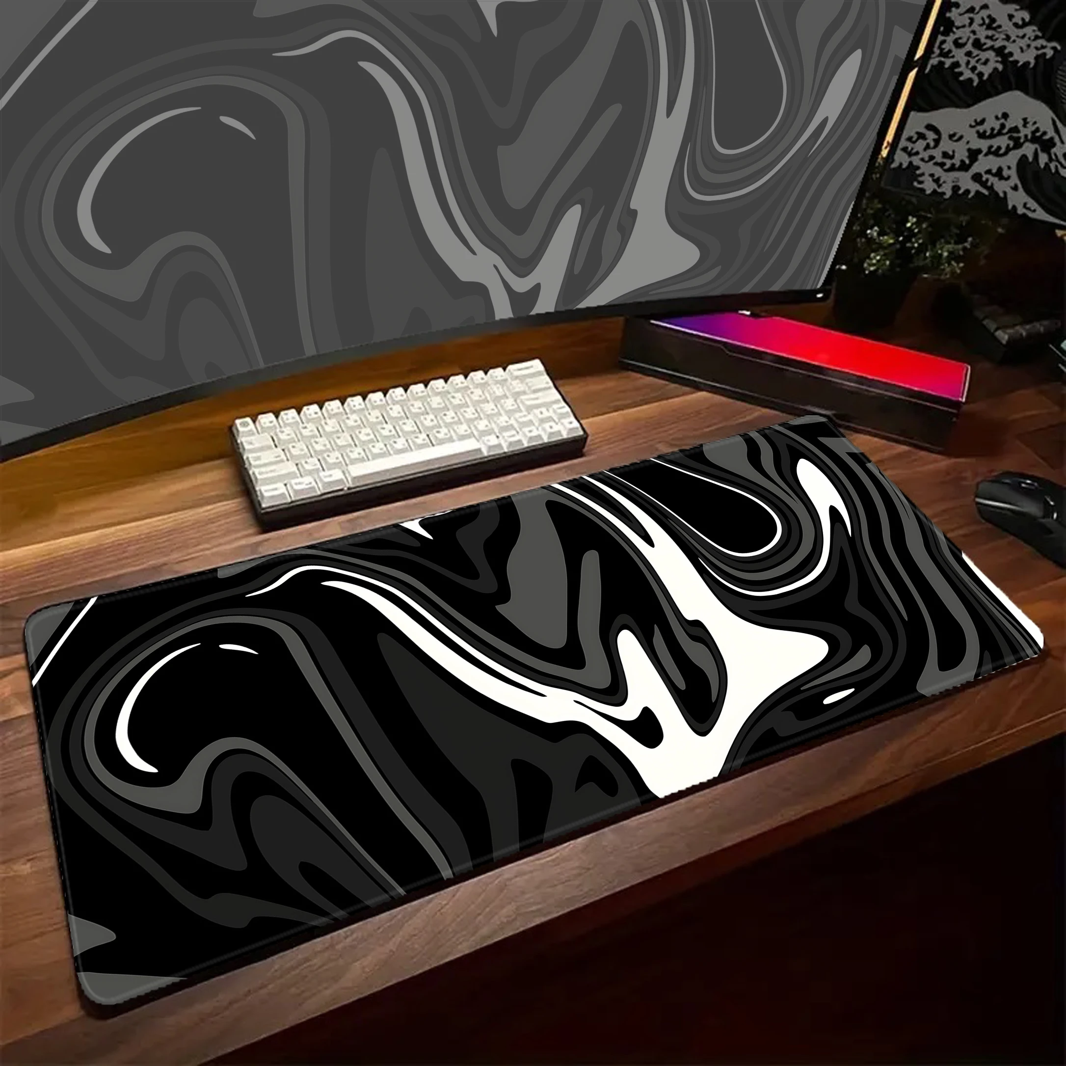 

800x300mm Gaming Mause Pad Computer Mouse Mat Gamer Strata Liquid Mousepad Keyboard Pads Office Rubber Desk Mat Table Carpet