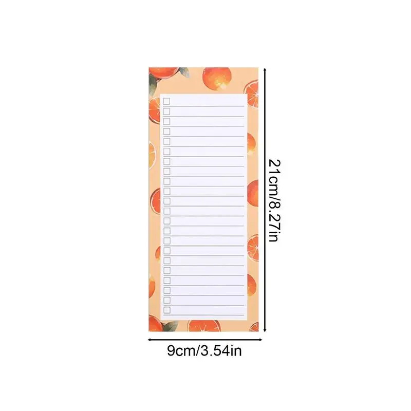 Магнитный блокнот для продуктов, многофункциональный плотный бумажный блокнот для продуктов в холодильнике, для хранения документов