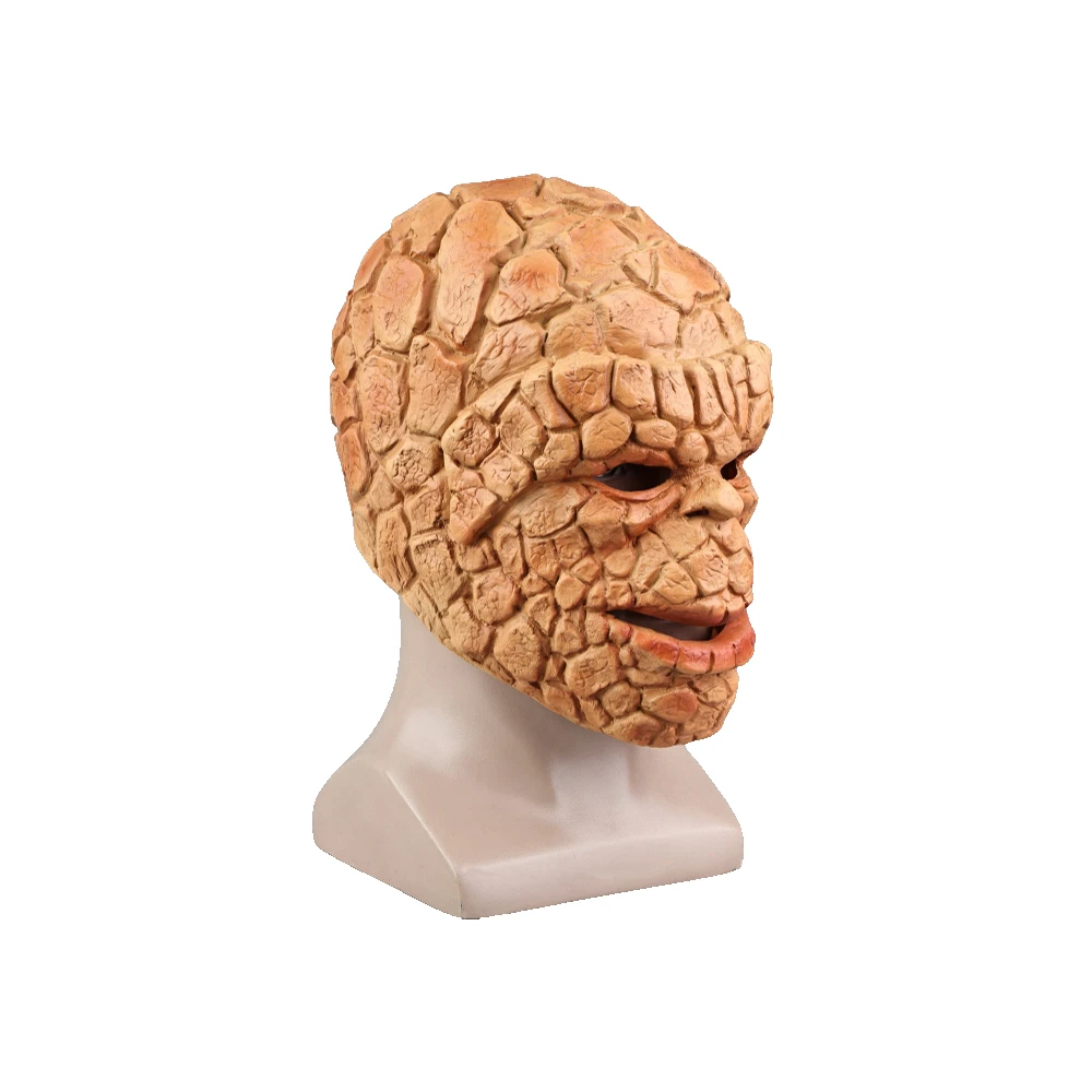 The Fantastic Four: First Steps Thing Mask Gloves Cosplay Casks for Man Adult Halloween Mask Masquerade Carnival Costume