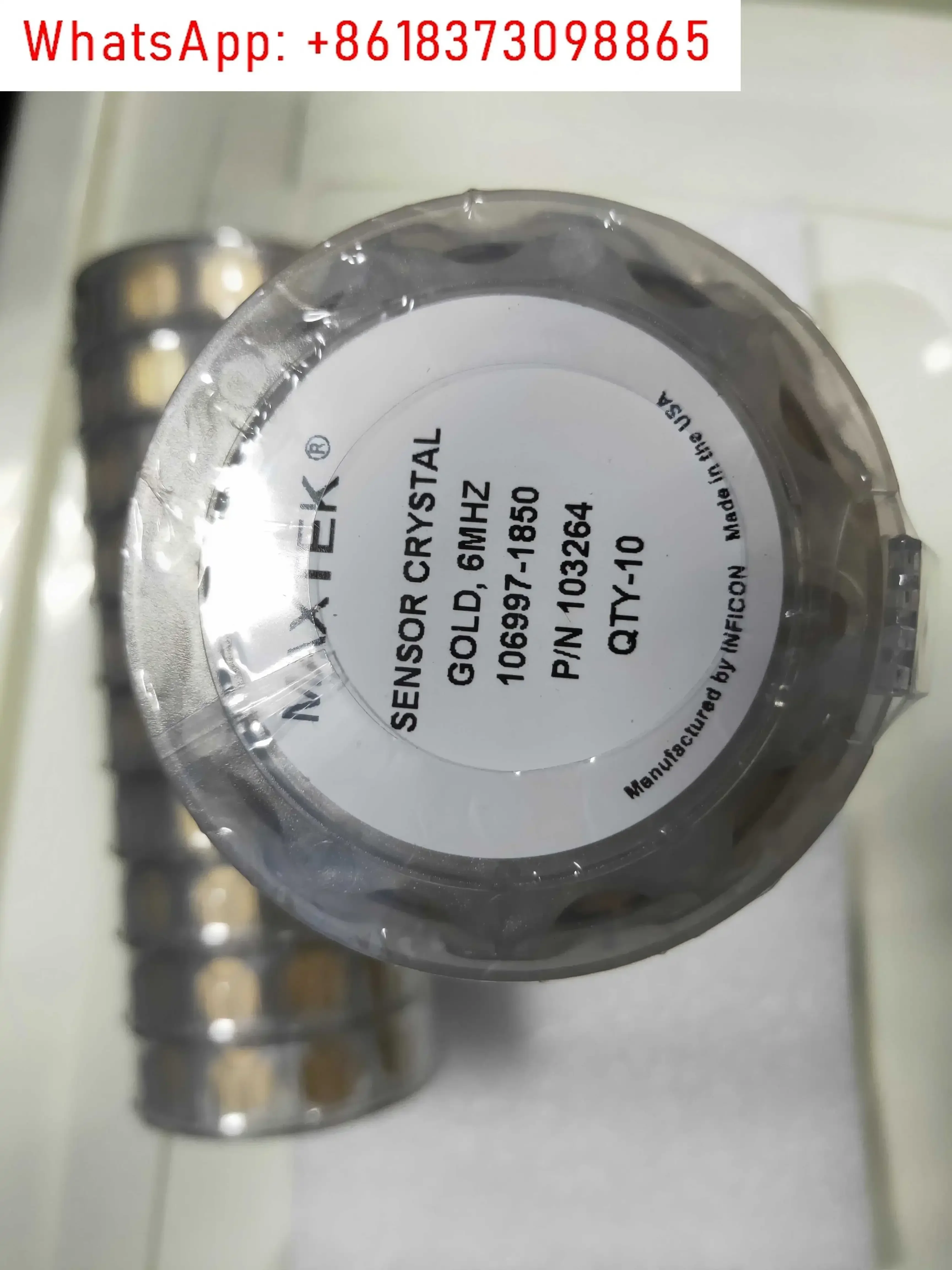 

10Pcs crystal sensor crystal GOLD, 6MHz, 103264 gold crystal oscillator