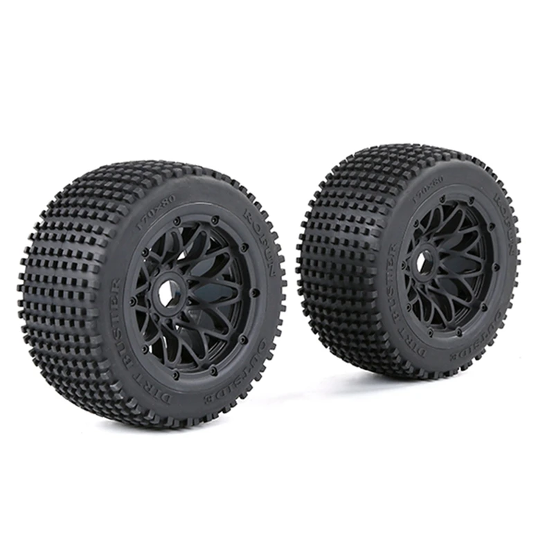 Off-Road Rear Tyres Thickened Wheel Set For 1/5 HPI ROFUN ROVAN KM BAJA 5B Rc Car Parts