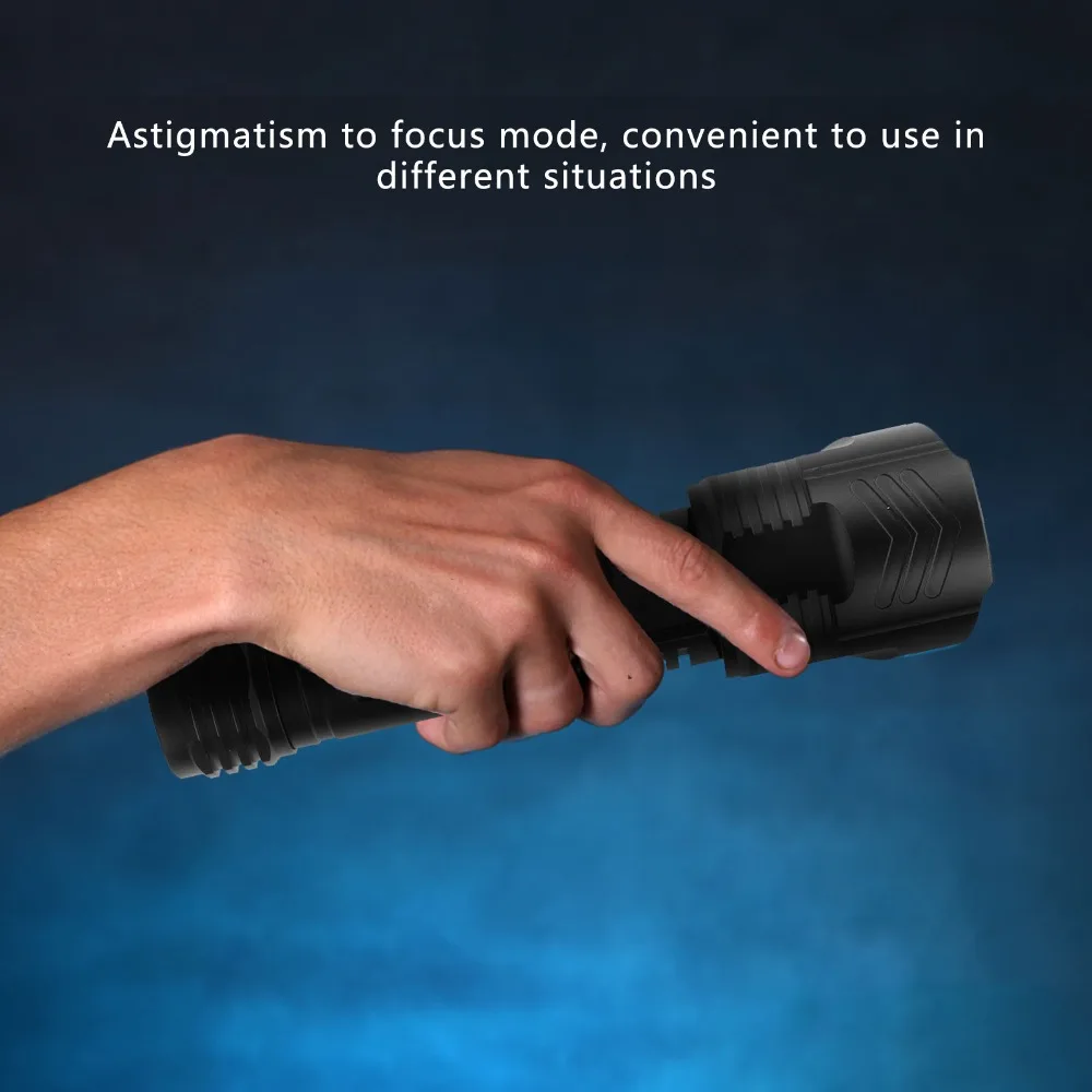 

9 LED Portable Flashlight 2000 lumens Zoomable USB Charging Torch Light High Brightness Multifunctional Flashlight