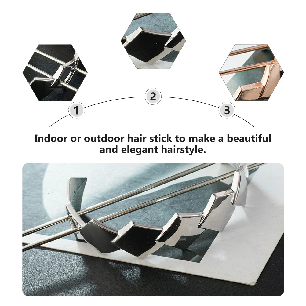 

Hairpin Set Pins Hair Cuff Bun Sticks Glossy Fancy Accessories for Women Stylish Decor Easy Hairstyles Secure Comfortable Indoor