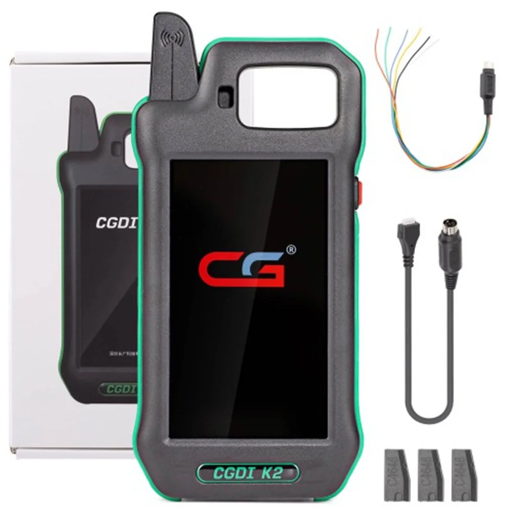 CGDI K2 Smart Key Programmer Support Remote Renew Generation MCU Programming and Copy Chip ID48 96Bit With 3pcs C4648 Super Chip