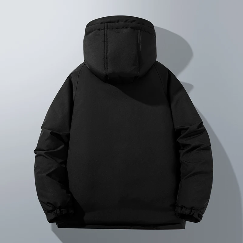 Parka cortavientos a la moda para Hombre, abrigo informal a prueba de viento para otoño e invierno, chaqueta cálida para Hombre, ropa de calle para exteriores