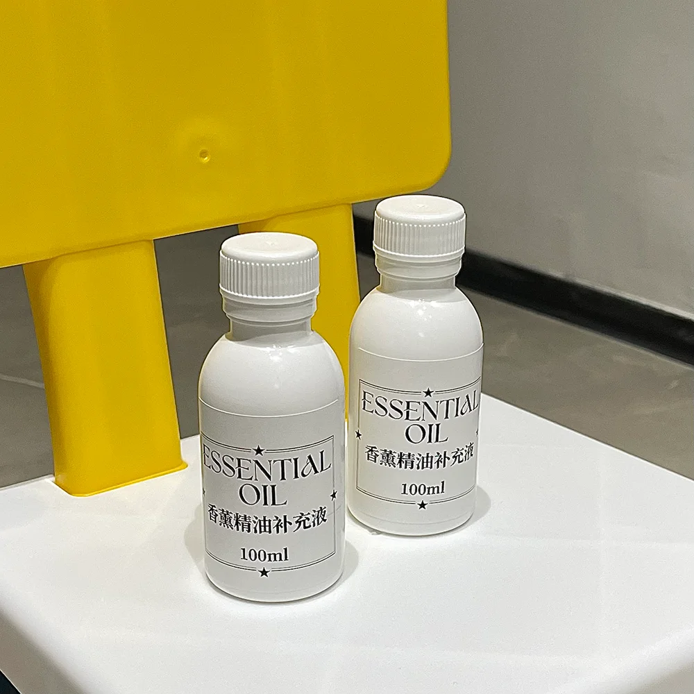 100ml 화이트 병 리드 디퓨저 오일, 오래 지속되는 홈 프래그런스 아로마테라피 교체용 에센셜 오일, 과일 오스만투스 백합